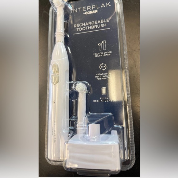Conair Other - Conair Interplak Rechargeable Toothbrush - White NIB